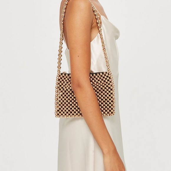 topshop beaded bag
